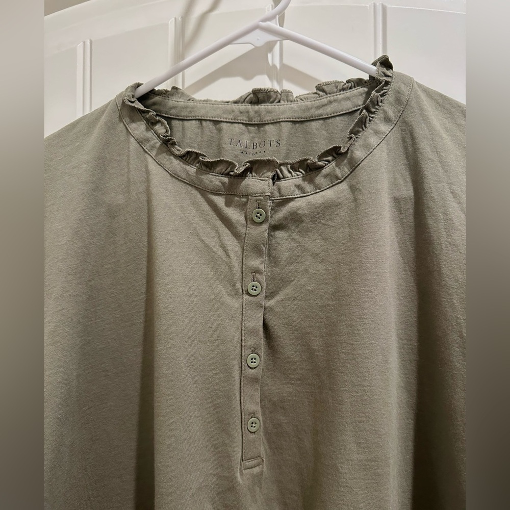 Talbots Knit Blouse 2X NWT - Picture 3 of 3
